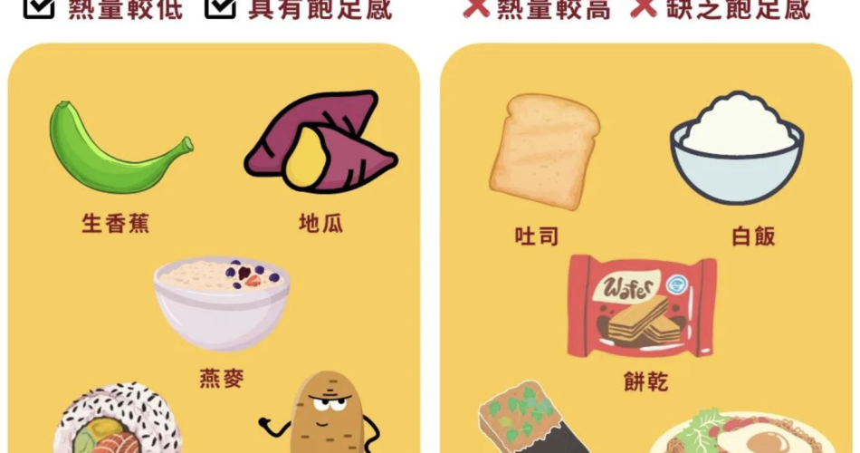 選對澱粉，聰明吃飽不怕胖
